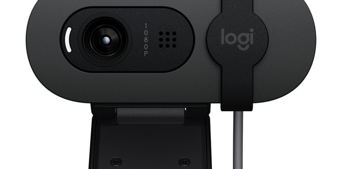 Logitech Brio 100 1080p Full HD Webcam for Meetings and Streaming
